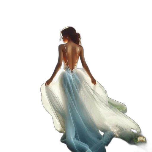 dress, jewelry, concept art, fantasy art transparent PNG cut-out