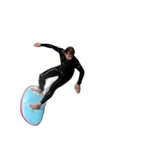 3d render, photorealistic, concept art, surfer transparent PNG cut-out