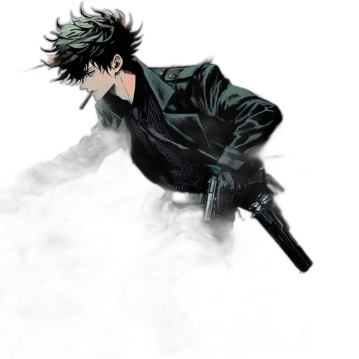 weapon, jacket, sword, staff transparent PNG cut-out