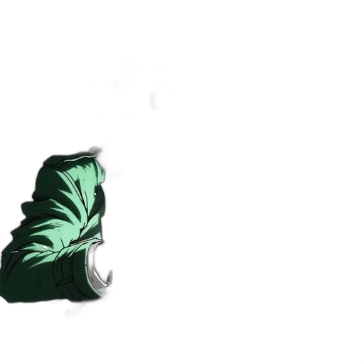 jacket, mask, staff, weapon transparent PNG cut-out