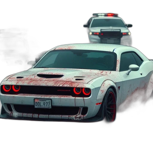 car, weapon, concept art, photorealistic transparent PNG cut-out