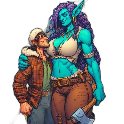 concept art, comic book art, fantasy art, pixel art transparent PNG cut-out