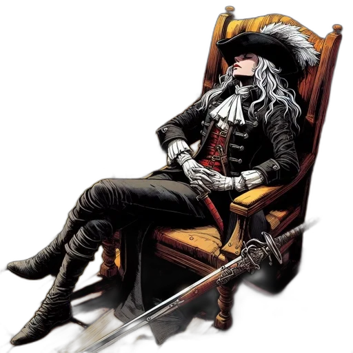 furniture, staff, crown, hat transparent PNG cut-out