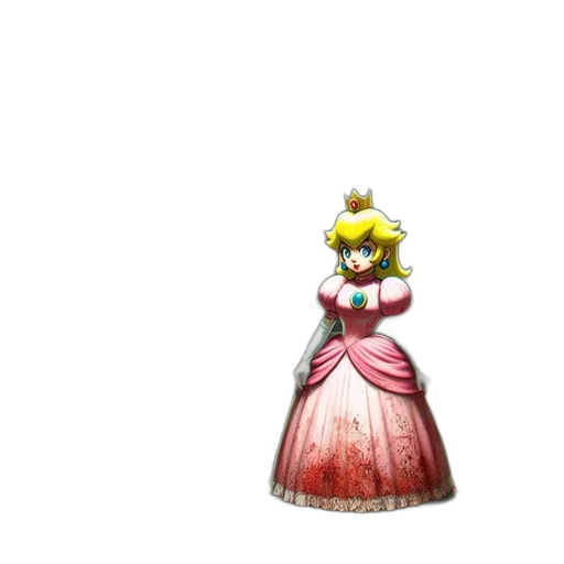 dress, crown, flower, staff transparent PNG cut-out