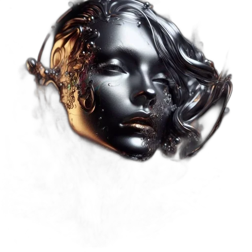 mask, face, crown, hair transparent PNG cut-out