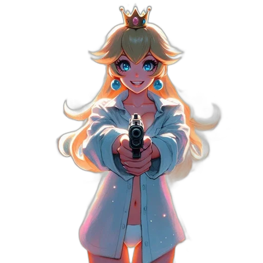 weapon, staff, crown, jacket transparent PNG cut-out