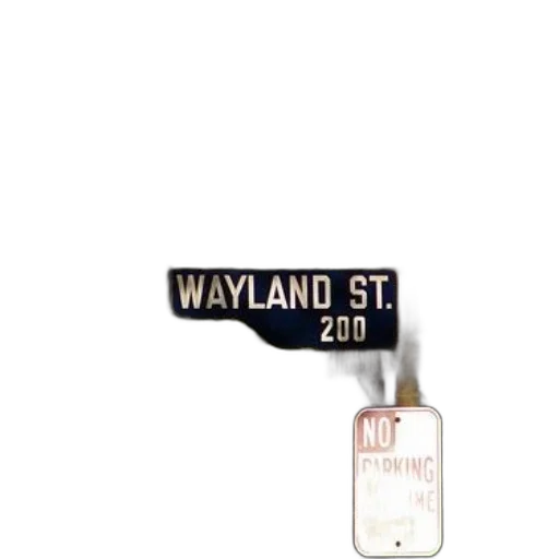 3d render, city street, street, sign transparent PNG cut-out