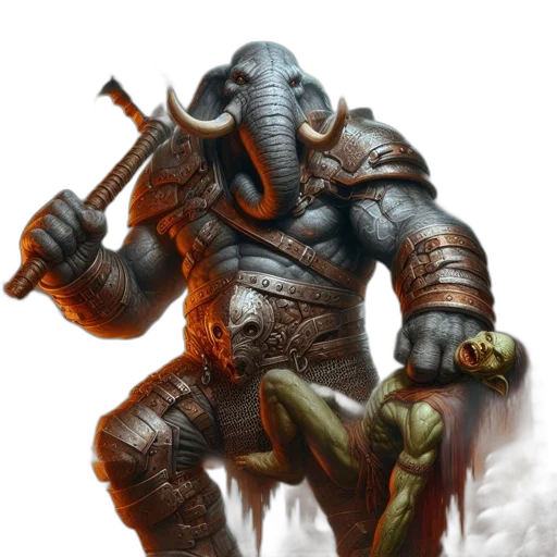 creature, dragon, staff, weapon transparent PNG cut-out
