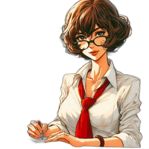 staff, face, dress, jewelry transparent PNG cut-out