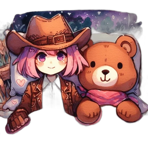 hat, animal, staff, weapon transparent PNG cut-out