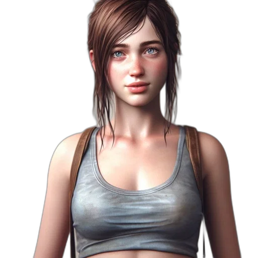 face, jacket, dress, concept art transparent PNG cut-out