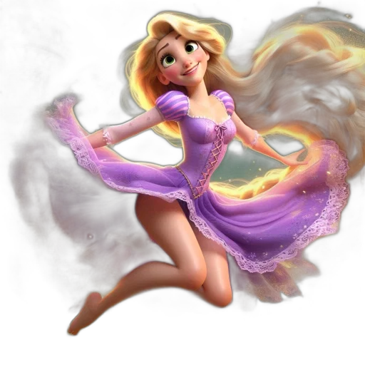 dress, fantasy art, concept art, 3d render transparent PNG cut-out
