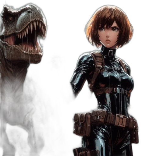 concept art, fantasy art, comic book art, photorealistic transparent PNG cut-out