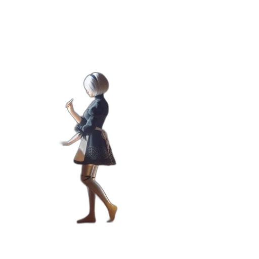 dress, robot, staff, jacket transparent PNG cut-out