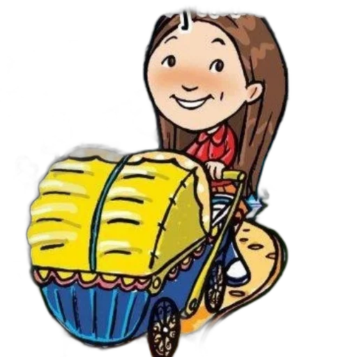 cartoon, concept art, illustration, girl transparent PNG cut-out