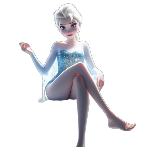 dress, crown, concept art, 3d render transparent PNG cut-out
