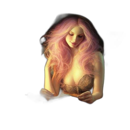 hair, mask, face, dress transparent PNG cut-out