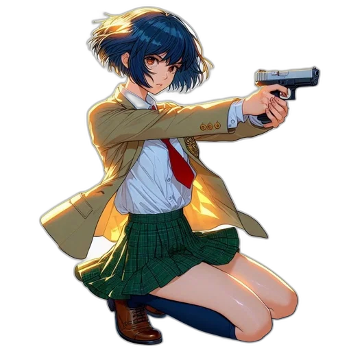 weapon, jacket, staff, animal transparent PNG cut-out