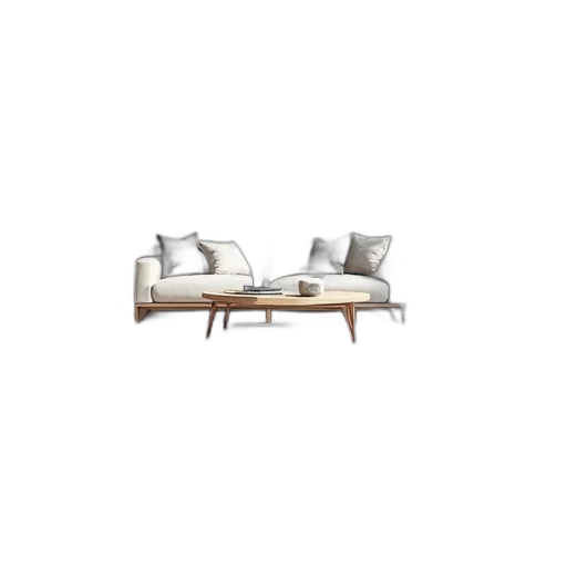 furniture, 3d render, photorealistic, earth tones transparent PNG cut-out