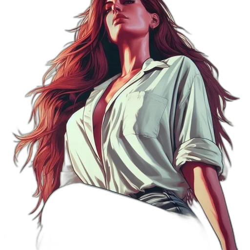 dress, face, hair, jacket transparent PNG cut-out