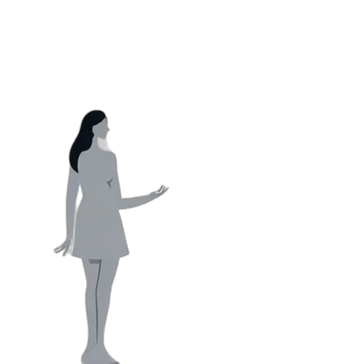 dress, staff, face, umbrella transparent PNG cut-out