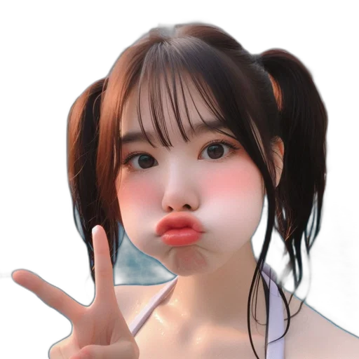 face, mask, photorealistic, 3d render transparent PNG cut-out