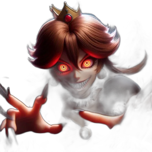 mask, crown, staff, creature transparent PNG cut-out