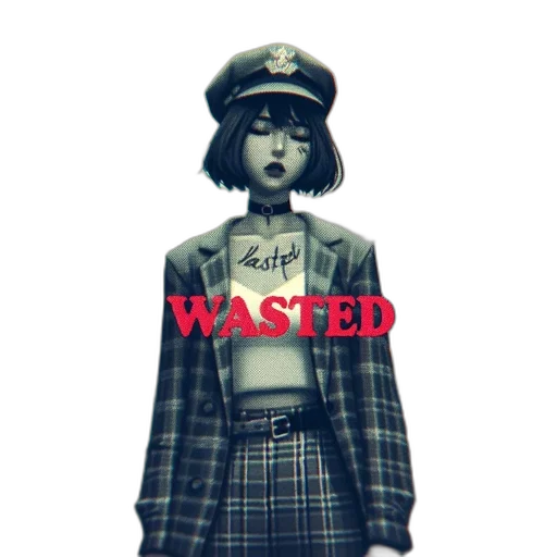jacket, dress, robot, staff transparent PNG cut-out