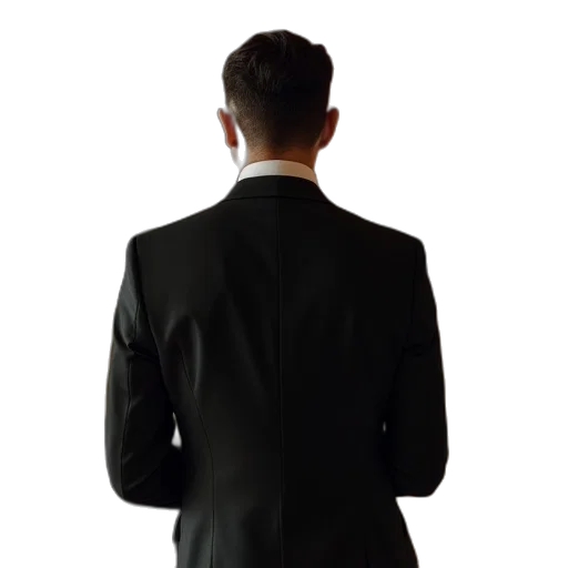 jacket, staff, face, dress transparent PNG cut-out