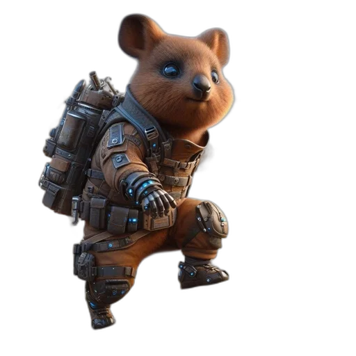 animal, weapon, creature, staff transparent PNG cut-out
