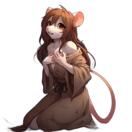 staff, animal, creature, dress transparent PNG cut-out