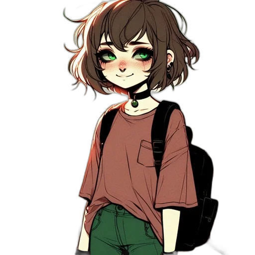jacket, staff, creature, face transparent PNG cut-out