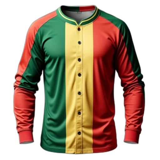 jacket, 3d render, colorful, gambian transparent PNG cut-out