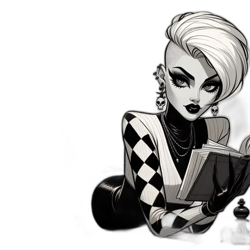 jewelry, comic book art, cartoon, concept art transparent PNG cut-out