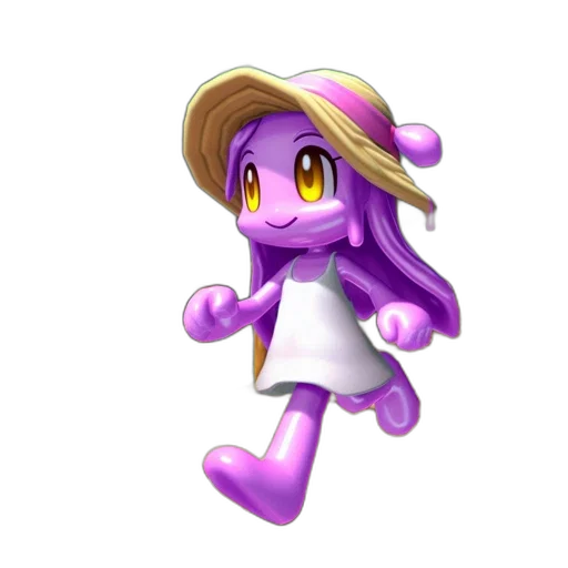 hat, creature, staff, dress transparent PNG cut-out