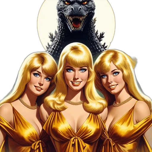 comic book art, fantasy art, concept art, three transparent PNG cut-out