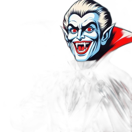 mask, face, creature, comic book art transparent PNG cut-out