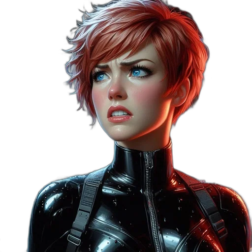 robot, comic book art, concept art, cyberpunk transparent PNG cut-out
