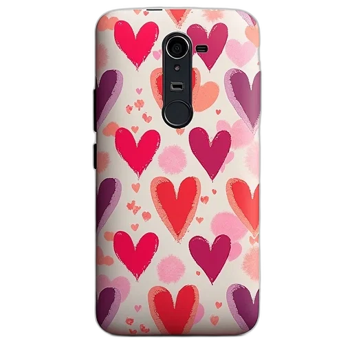 colorful, hearts, pattern, designer transparent PNG cut-out