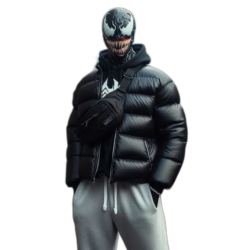 jacket, concept art, 3d render, cyberpunk transparent PNG cut-out