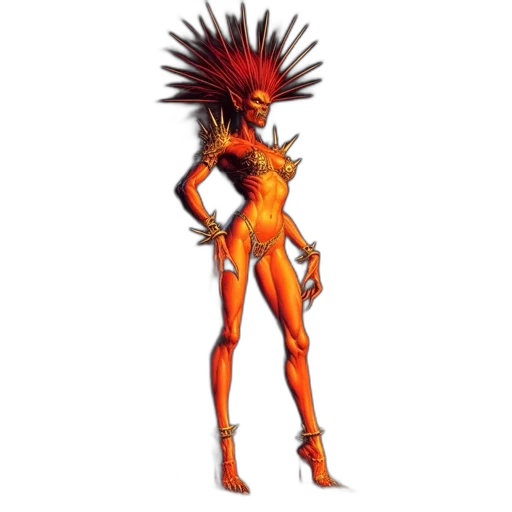staff, robot, hair, creature transparent PNG cut-out