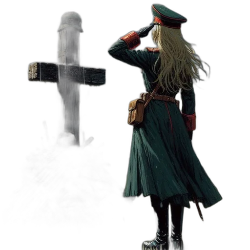 sword, weapon, staff, jacket transparent PNG cut-out