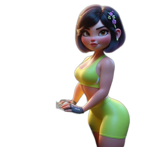 dress, robot, weapon, staff transparent PNG cut-out
