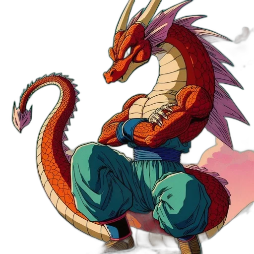 dragon, staff, animal, mask transparent PNG cut-out