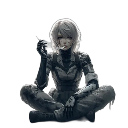 robot, mask, face, weapon transparent PNG cut-out