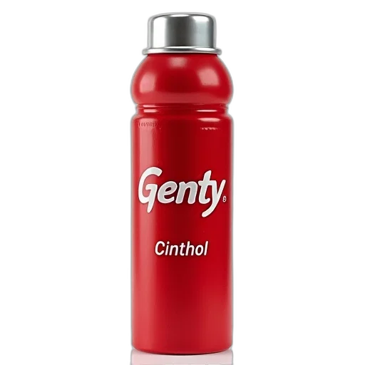 bottle, jacket, 3d render, photorealistic transparent PNG cut-out