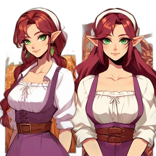 fantasy art, concept art, pixel art, anime transparent PNG cut-out