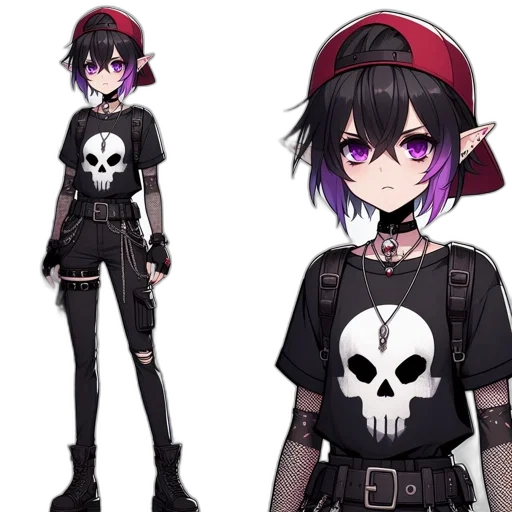 concept art, anime, cartoon, pixel art transparent PNG cut-out