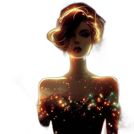 dress, crown, jewelry, concept art transparent PNG cut-out