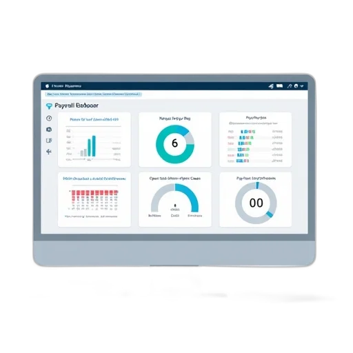 computer, screen, displaying, payroll transparent PNG cut-out